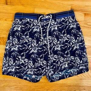 Tommy Hilfiger Tropical Print Swim Trunks